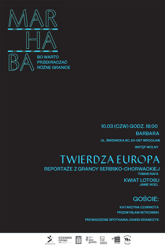#Marhaba zaprasza! Drugie spotkanie filmowe: Twierdza Europa. 10.03.16, godz.&nbsp;18.00