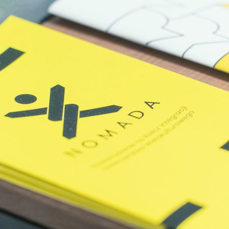 Yellow Leaflets with NOMADA logotype