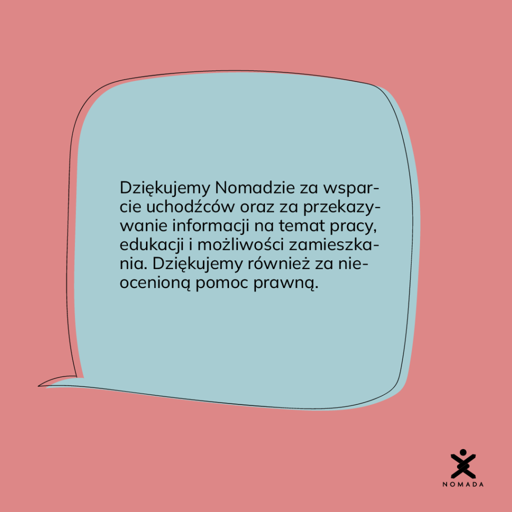 A visual representation of various opinions and reviews regarding NOMADA's work, placed on a pink background in blue shapes.